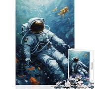 Puzzle per adolescenti 1000 pezzi Giocattolo di immersione cosmica Decorazione da parete Opera d'arte Regalo Gioco per famiglie Interazione genitore-figlio Dimensioni 50x75cm