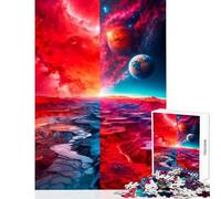 Puzzle per adolescenti 1000 pezzi giocattolo educativo sull'universo parallelo regalo per compleanni giochi divertenti con poster abbinato e foglio di quiz dimensioni 38x52cm