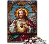Puzzle per adolescenti 1000 pezzi Gioco educativo per famiglie con l'arte di Gesù, ideale come regalo per tutta la famiglia dai 14 anni in su, 50x75cm