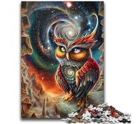 Puzzle per adolescenti 1000 pezzi, gioco rompicapo con animali fantasy e gufi, decorazione da parete, regali unici per compleanno e Natale, 38x26cm