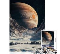 Puzzle per adolescenti 1000 pezzi Giove Base Giocattolo Decorazione da parete Regali di Babbo Natale segreto Gioco impossibile Migliora l'amore tra coppie Dimensioni 50x75cm