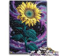 Puzzle per adolescenti 1000 pezzi Girasole fantasy per gioco educativo sfida giocattolo ideale come regalo per tutta la famiglia 26x38cm