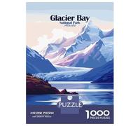Puzzle Per Adolescenti 1000 Pezzi Glacier Bay National Park Alaska Puzzle Per Adulti Gioco Rompicapo Decorazione Per La Casa Aiuta Ad Allenare Il Cervello 70x50cm/1000pcs