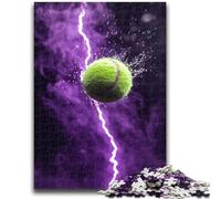 Puzzle per adolescenti 1000 pezzi Gli sport del tennis aiutano il cervello a esercitare Giocattoli avvincenti per coltivare la pazienza Adatto alle coppie 26x38cm