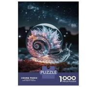 Puzzle Per Adolescenti 1000 Pezzi Glowing Fantasy Snail Shell Puzzle Per Adulti Gioco Pratico Difficile Divertente Attività A Casa, 38x26cm/1000pcs