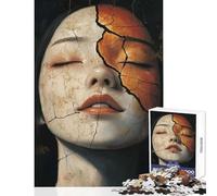 Puzzle per adolescenti 1000 pezzi Golden Silence Eternal Beauty Giocattolo educativo Ottimi regali e giocattoli Giochi divertenti Migliorano l'amore tra coppie (dimensioni 38x26cm)