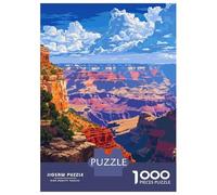 Puzzle Per Adolescenti 1000 Pezzi Grand Canyon Pixel Art Puzzle Per Adulti Giochi Rilassanti Un'opera D'arte Regali Di Natale E Compleanno 52x38cm/1000pcs