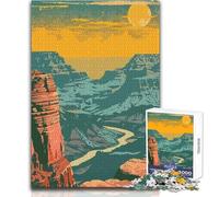 Puzzle per adolescenti 1000 pezzi Grand Canyon Travel Art Bellissimo gioco di design per divertimento in famiglia Giocattoli antistress Dimensioni 38x52cm