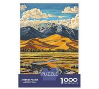 Puzzle Per Adolescenti 1000 Pezzi Great Sand Dunes National Park Puzzle Per Adulti Gioco Rompicapo Assemblaggio Di Modelli Per Compleanno, Natale 52x38cm/1000pcs