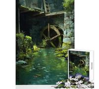Puzzle per adolescenti 1000 pezzi Grotta del vecchio mulino Decorazione per la casa Giocattoli Regalo di compleanno Giochi rilassanti Collezione di artisti Belle arti Dimensioni 50x75cm