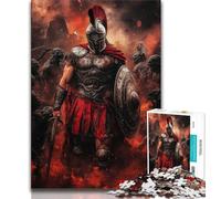 Puzzle per adolescenti 1000 pezzi Guerriero greco mitologico 1000 pezzi per adolescenti per giochi di ruolo impegnativi e giochi in famiglia 75x50cm