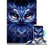 Puzzle per adolescenti 1000 pezzi Gufo per adolescenti impegnativo affare difficile come regalo per tutta la famiglia 38x26cm