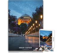 Puzzle per adolescenti 1000 pezzi Hagia Sophia Rompicapo Giochi per famiglie Analisi e logica Giocattoli antistress Dimensioni 38x26cm