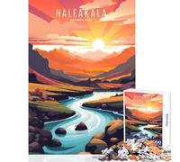 Puzzle per adolescenti 1000 pezzi Haleakala National Park Sunset Toy Wall Decor Regalo Compleanno Giochi educativi Allena il tuo cervello e le tue mani Dimensioni 38x26cm