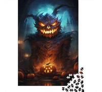 Puzzle Per Adolescenti 1000 Pezzi Halloween Pumpkin Monster Puzzle Per Adulti Gioco Pratico Difficile Divertente Attività A Casa, 52x38cm/1000pcs