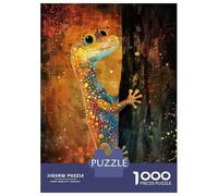 Puzzle Per Adolescenti 1000 Pezzi Happy Gecko Puzzle Per Adolescenti Giochi Rilassanti Regali Per Donne Per Compleanno, Natale 70x50cm/1000pcs