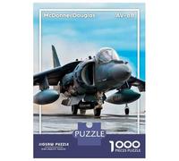Puzzle Per Adolescenti 1000 Pezzi Harrier II AV-8B Puzzle Per Adulti Giochi Rilassanti Decorazione Per La Casa Interazione Genitore-figlio 70x50cm/1000pcs