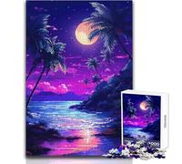 Puzzle per adolescenti 1000 pezzi Hawaiian Travel Pixel Art Gioco educativo per famiglie per divertimento in famiglia Giocattolo educativo Dimensioni 38x52cm