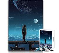 Puzzle per adolescenti 1000 pezzi Hero Girl Space Pixel Art Gioco educativo per famiglie per divertimento in famiglia Giocattolo educativo Dimensioni 38x52cm