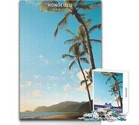 Puzzle per adolescenti 1000 pezzi Honolulu Gioco educativo per famiglie per divertimento in famiglia Giocattolo educativo Dimensioni 38x26cm
