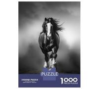 Puzzle Per Adolescenti 1000 Pezzi Horses in The Wild Puzzle Per Adulti Giochi Rilassanti Regalo Di Compleanno Divertimento A Casa Attività, 38x26cm/1000pcs