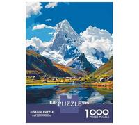 Puzzle Per Adolescenti 1000 Pezzi Huascaran National Park Peru Landscape Puzzle Per Adulti Gioco Rompicapo Decorazione Per La Casa Aiuta Ad Allenare Il Cervello 52x38cm/1000pcs