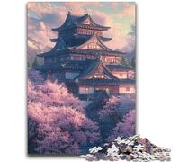 Puzzle per adolescenti 1000 pezzi I templi giapponesi aiutano il cervello a esercitare i giocattoli avvincenti per coltivare la pazienza Adatto alle coppie 26x38cm