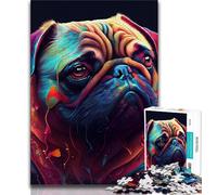 Puzzle per adolescenti 1000 pezzi "Il cane fedele", puzzle da 1000 pezzi, attività divertenti per la famiglia, attività da fare a casa, regalo di compleanno, regali da viaggio (dimensioni 75x50cm)