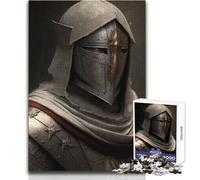 Puzzle per adolescenti 1000 pezzi Il cavaliere templare Perfetto passatempo rilassante Gioco professionale dal taglio netto Dimensioni giocattolo 38x26cm