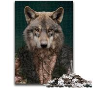 Puzzle per adolescenti 1000 pezzi Il lupo medievale Design vibrante e unico Esperienza di puzzle rilassante e stimolante 50x75cm