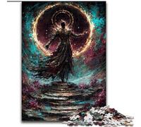 Puzzle per adolescenti 1000 pezzi Il misterioso Dio della Morte,giocattoli da gioco Ogni pezzo è unico Gioco stimolante e divertente per tutta la famiglia,adatto a bambini dai 14 anni in su 50x75cm