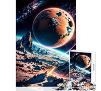 Puzzle per adolescenti 1000 pezzi Il pianeta rosso fai da te giocattoli regalo compleanno giochi educativi adatti per la decorazione del desktop dimensioni 50x75cm