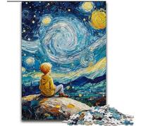 Puzzle per adolescenti 1000 pezzi Il piccolo principe del cielo notturno, per età 14+, adatti per coppie, attività divertenti da fare a casa, regalo di compleanno, regali da viaggio dimensioni 50x75cm