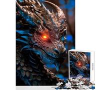 Puzzle per adolescenti 1000 pezzi Inferno Drake giocattolo decorazione da parete idee regalo gioco rompicapo migliora l'amore tra coppie dimensioni 38x26cm