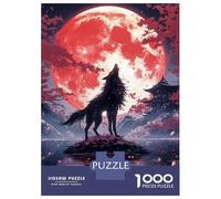 Puzzle Per Adolescenti 1000 Pezzi Japanese Black Wolf Puzzle Per Adolescenti Giocattoli Antistress Vacanza A Casa Ammazza Il Tempo Aiuta Ad Allenare Il Cervello 38x26cm/1000pcs