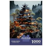 Puzzle Per Adolescenti 1000 Pezzi Japanese Style Pagoda Building Puzzle Per Adulti Gioco Rompicapo Assemblaggio Di Modelli Per Compleanno, Natale 38x26cm/1000pcs