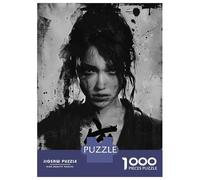 Puzzle Per Adolescenti 1000 Pezzi Japanese Warrior Woman Art Print Puzzle Per Adulti Gioco Rompicapo Corsa Di Velocità Delle Mani Attività Divertenti A Casa 38x26cm/1000pcs