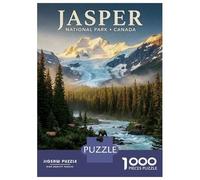 Puzzle Per Adolescenti 1000 Pezzi Jasper National Park Canada Landscape Puzzle Per Adulti Gioco Rompicapo Corsa Di Velocità Delle Mani Attività Divertenti A Casa 70x50cm/1000pcs
