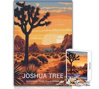 Puzzle per adolescenti 1000 pezzi Joshua Tree National Park Rompicapo Giochi per famiglie Decorazioni per la casa Regali di compleanno Dimensioni 38x52cm