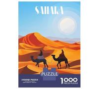 Puzzle Per Adolescenti 1000 Pezzi Journey Through Sahara Puzzle Per Adulti Gioco Rompicapo Decorazione Per La Casa Aiuta Ad Allenare Il Cervello 70x50cm/1000pcs