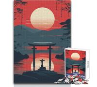 Puzzle per adolescenti 1000 pezzi Journey to The Gate Gioco educativo per famiglie Decorazione perfetta Giocattolo Decorazione da parete Dimensioni 38x52cm