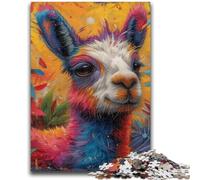 Puzzle per adolescenti 1000 pezzi Jungle Alpaca antistress sfida difficile da regalare a tutta la famiglia 50x75cm