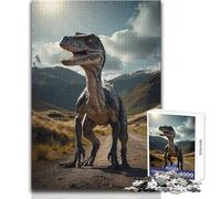 Puzzle per adolescenti 1000 pezzi Jurassic Jam Decorazione perfetta Gioco pratico Regali di Babbo Natale segreto (dimensioni 38x52cm)