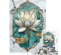 Puzzle per adolescenti 1000 pezzi Kintsugi Lotus giocattolo educativo regali di compleanno giochi divertenti attività divertenti a casa dimensioni 50x75cm