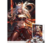 Puzzle per adolescenti 1000 pezzi Kitsune furioso Fury Toy Decorazione da parete Regali per donne e uomini Giochi rilassanti Decompressione intellettuale Dimensioni 38x26cm