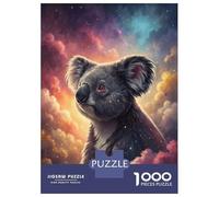 Puzzle Per Adolescenti 1000 Pezzi Koala in A Cosmic Dreamscape Puzzle Per Adulti Gioco Per Famiglie Corsa Di Velocità Manuale Compleanno 38x26cm/1000pcs
