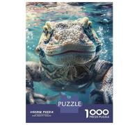 Puzzle Per Adolescenti 1000 Pezzi Komodo Dragon Sea Puzzle Per Adulti Giochi Rilassanti Un'opera D'arte Regali Di Natale E Compleanno 70x50cm/1000pcs