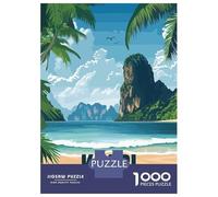 Puzzle Per Adolescenti 1000 Pezzi Krabi Thailand Puzzle Per Adulti Gioco Rompicapo Assemblaggio Di Modelli Per Compleanno, Natale 52x38cm/1000pcs