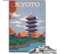 Puzzle per adolescenti 1000 pezzi Kyoto per età 14 anni e oltre Giocattolo educativo intellettuale decomprimente Ottimo regalo (38x26cm) 1000 pezzi