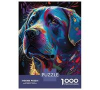 Puzzle Per Adolescenti 1000 Pezzi Labrador Retriever Style 5 Puzzle Per Adulti Gioco Pratico Decorazione Per La Casa Divertimento in Casa Attività, 38x26cm/1000pcs